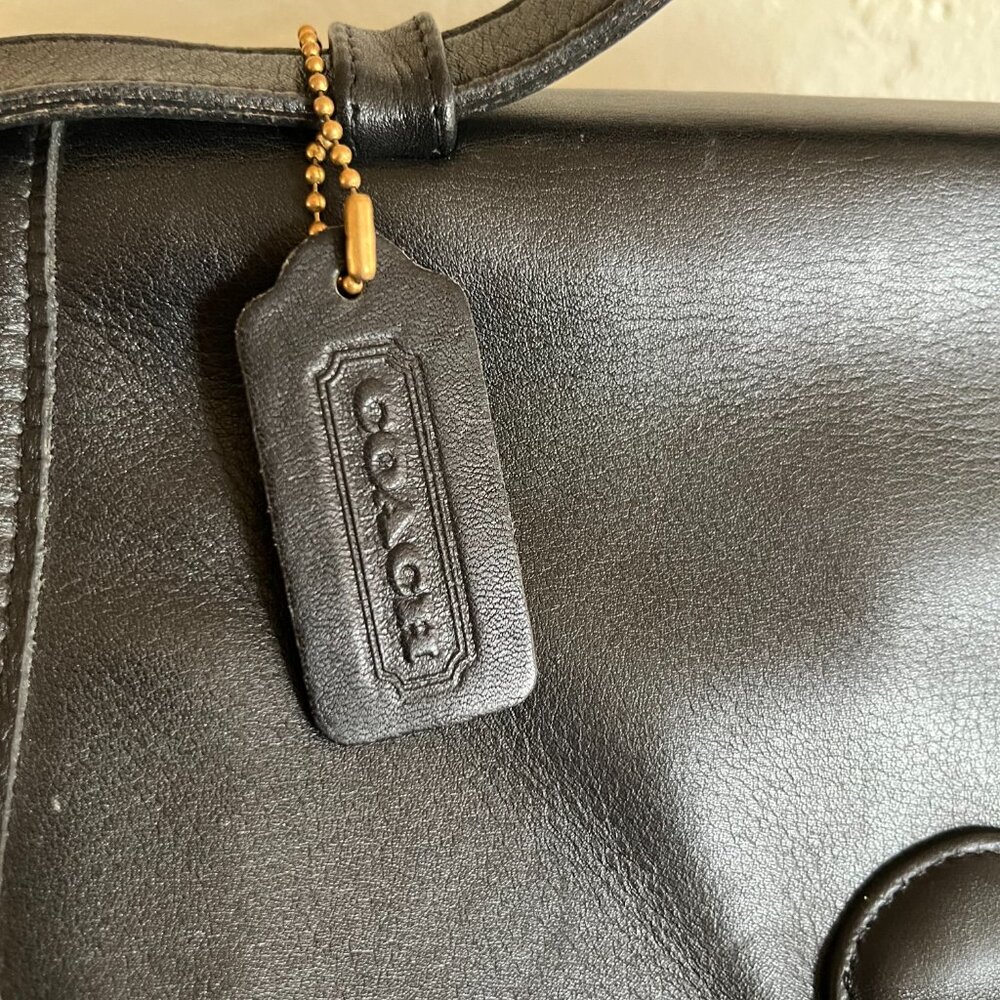 Genuine Coach Soft Kelly Bag [4191] - Black - Picture 2 of 7
